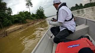 Memancing Teknik Trolling Ikan Begahak Sungai Pahang