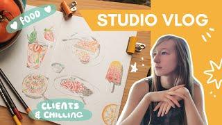 STUDIO VLOG | A commission, animating and a trip out in Edinburgh