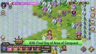 Let's Play Hero Wars 830: Wrapping Up Area of Conquest and Legacy of the Great Ones Returns