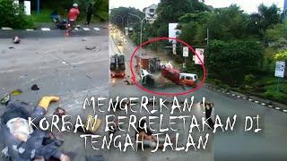 FULL NO SENSOR! Detik detik rekaman amatir kecelakaan di Simpang Rapak Balikpapan