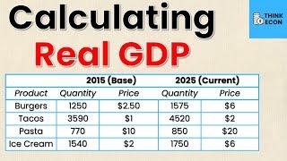 How to Calculate Real GDP | Think Econ