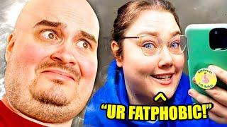 FAT PERSON REACTS TO "FATPHOBIA".