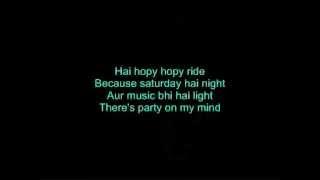 Party On My Mind - Race 2 - With Lyrics!