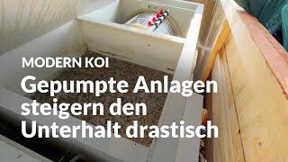 Lars selbstgebauter gepumpter Trommelfilter | Modern Koi Blog #6749