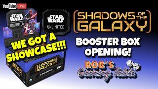 Star Wars Unlimited: Shadows of the Galaxy Booster Box Opening (Showcase!!!)