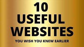 10 Useful Websites You Wish You Knew Earlier! 2020 | Useful Websites