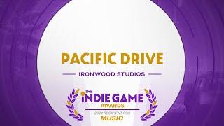 Ironwood Studios Accepts The Indie Game Award for Music for Pacific Drive