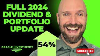 December and full 2024 dividend payouts and portfolio update!! #dividends #Investing #Stocks