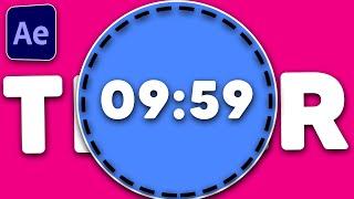 After Effects Countdown Timer - Easy Tutorial