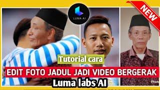 Bongkar ‼️Tutorial cara Edit foto jadi video Bergerak Luma labs AI 3D Foto jadul sedang berpelukan