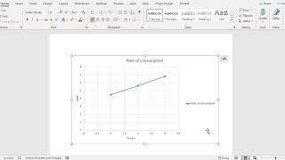 How to Create A Line Graph on Word