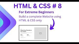 Create a Stunning One-Page Website with HTML & CSS | Smooth Scrolling & Responsive Design