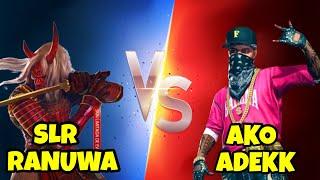 SLR RANUWA VS AKO Adekk 1vs1 one tap custom SLR podda yt ඔළු LEFT