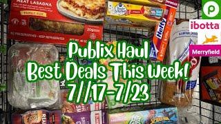 Publix Haul! Best Deals This Week!  1 MONEYMAKER #publixcouponing 7/17-7/23