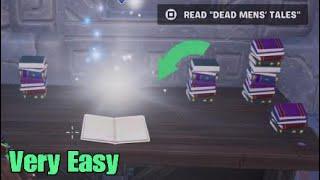 Easily Read Dead Mens Tales Book - Fortnite Pirate Code Quest