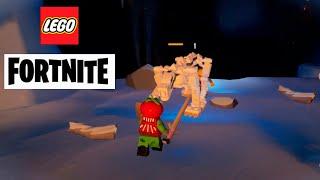 LIMPAMOS A CAVERNA CONGELADA NO LEGO FORTNITE!! #legofortnite