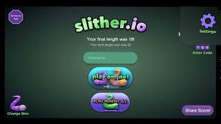 Slither io Mod APK Latest version (Invisible Skin / God Mode)