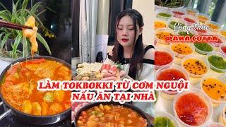 Làm Panna Cotta, TokBokki Từ Cơm Nguội, Kem Hoa Quả, Bánh Da Lợn Cầu Vồng, Xôi | Thanh Tuyền Daily