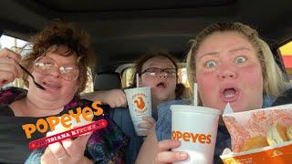 Popeyes Food Review with Tammy and Gem