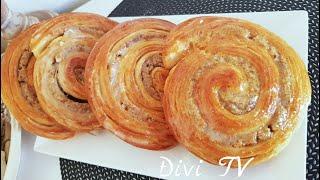 Die besten Nussschnecken mit Plunderteig/besser als vom Bäcker/Danish nut rolls