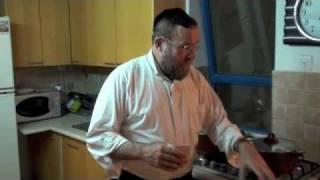 Making a Kitchen Kosher - Rabbi Channen in Jerusalem