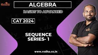 Sequence Series - 1 | Quantitative Aptitude for CAT 2024