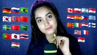 ASMR Whispering in 35+ Different Languages