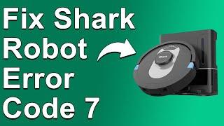 Shark Robot Error Code 7 (Indicates Fault In Cliff Sensors - Learn How You Can Fix Error Code 7!)