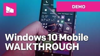 Windows 10 Mobile Anniversary Update - Official Release Demo