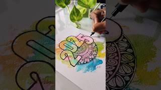 New year mandala art  #art #shortsvideo #2025 #newyear #mandala #drawing #colors #diy