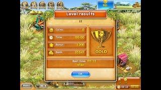 Farm Frenzy 3 only GOLD (level 12) playthrough Веселая ферма 3 (уровень 12) Золото