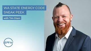 WA State Energy Code Sneak Peek