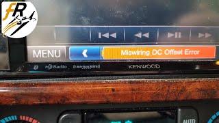 Miswiring DC Offset Error Quick FIX!