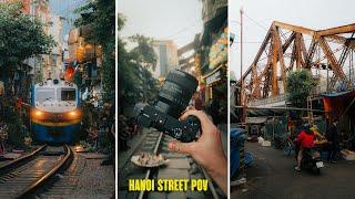 Incredible POV Street Photography in Vietnam Hanoi | Sony A6700