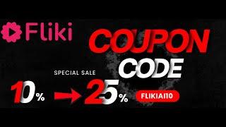 Fliki AI Coupon Code off: 10%- 25% | AI For Winner