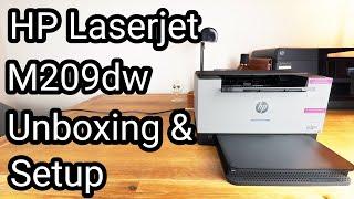 HP LaserJet M209dw Unboxing & Setup