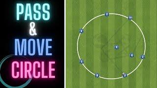 Pass & Move Circle | Warm Up Drill | Football/Soccer