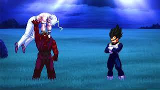 GOD SHIN GOUKI VS VEGETA!