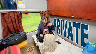 Our Private Room In Train for 3 Days | 1A Coupe Indian Railways