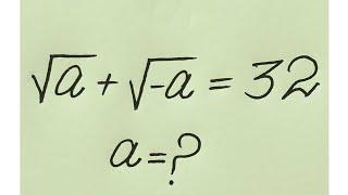 Brazil l Nice Olympiad Math Radical Problem l find value of a?