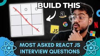 React JS Interview Questions ( Tic Tac Toe ) - Frontend Machine Coding Interview Experience