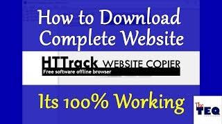 HTTRACK website copier: How to Mirror a website | Copy all webpage of a website (100% Working)