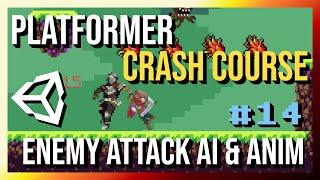 Enemy Attack AI and Animation States - 2D Platformer Crash Course in Unity 2022 (Part 14)