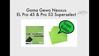 GOMA VERDE de Gewo Nexxus EL Pro 45 & EL PRO 53 Superselect (negra)