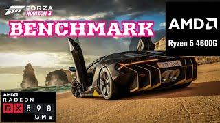 FORZA HORIZON 3 | AMD RYZEN 5 4600 g |RX580/RX 590 GME (MLLSE) 8GB |FPS TEST