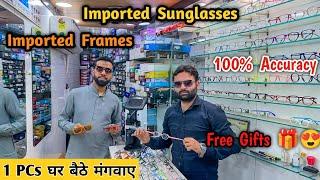 Imported Sunglasses, Frames & Lenses| Ballimaran Optical Market | Chasma Market In Delhi | Impress