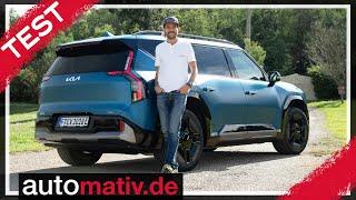 Kia EV9 GT-Line (2024) Test: Zu teuer für einen Kia? Fahrkomfort, Assistenz, Autobahn