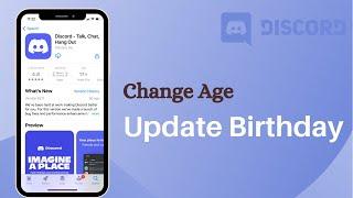 How to Change Age on Discord | Change Birthday || Discord Mobile