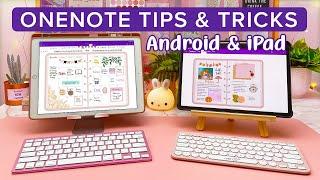 OneNote Tips & Tricks | Android & iPad Digital Planning on OneNote Planner