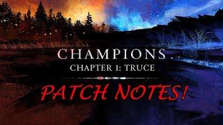 Guild Wars 2 Icebrood Sage Champions: Truce- Patch Notes